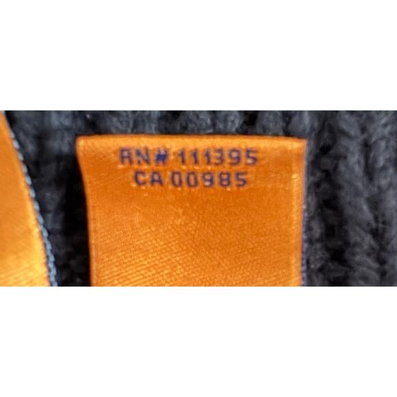 Tory Burch Wool Cable knit long sweater zip up Black jacket Women’s Small - Picture 15 of 16